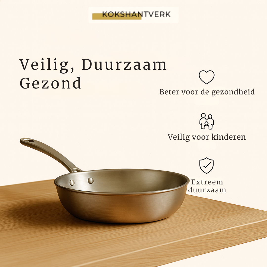 TitanPro™ G5 Koekenpan van 100% Titanium