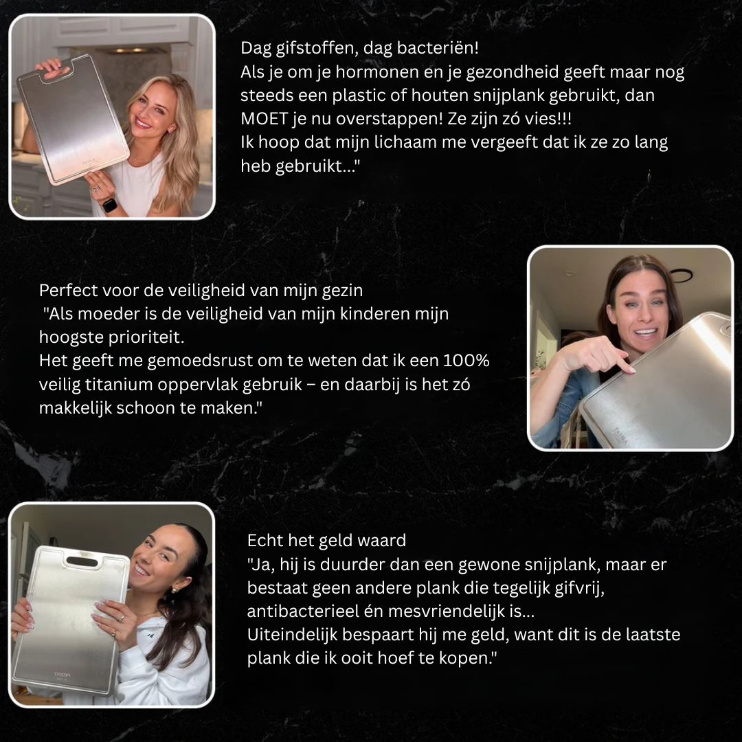TitanPure™ – Snijplank van 100% Titanium